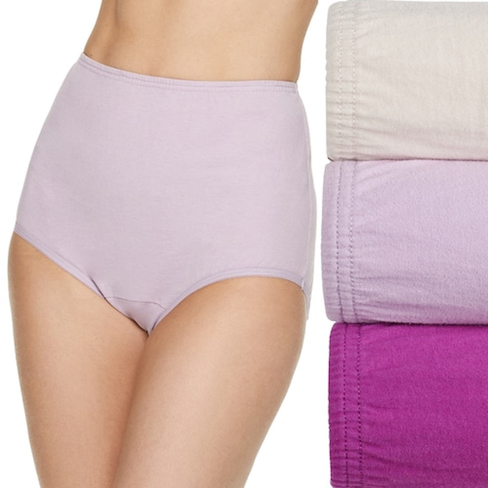 Women's Undershapers Light Control Brief Panty, 3 Pack, Style