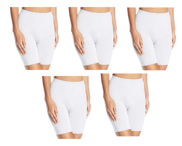 Vassarette Women's 5-Pack Comfortably Smooth Slip Short, Style