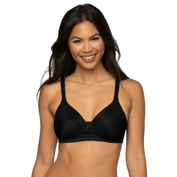Vanity Fair NWT, Women's, Radiant by, 42DD, Midnight Black, Lace, Lightly Lined